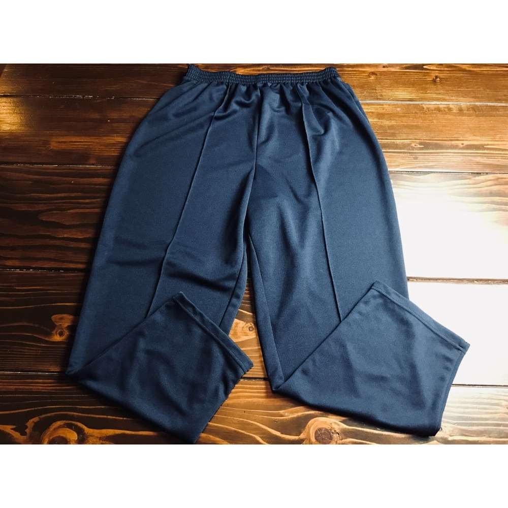 Roaman's Pants, Women's Size 18WP Petite, Navy Blue, Elastic Waist, Pull On